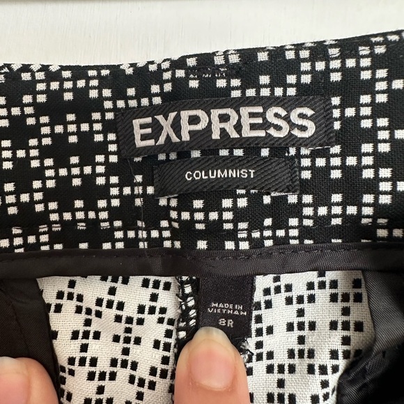 Express Columnist Geo Pixel Print Pants - Picture 2 of 4